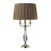 Deshler One Light Table Lamp in Polished Nickel