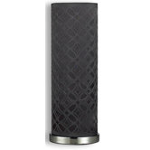Chamberlain One Light Table Lamp in Grey and Black Nickel