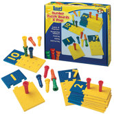 Number Puzzle Boards and Pegs