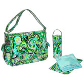 Coated Double Buckle Diaper Bag