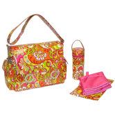 Coated Double Buckle Diaper Bag Set