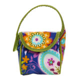 Cobalt Paisley Pacifier Pod in Cobalt Blue