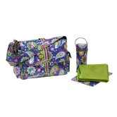 Laminated Buckle Diaper Bag Set