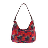 Leather Trim Jessica Hobo Bag