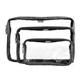 Clear Trio Bag (Set of 3)