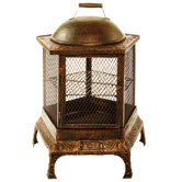 Pentagon Pagoda Fireplace