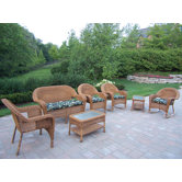 Resin Wicker 7 Piece Seating Group