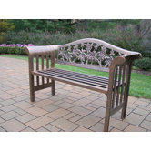 Tea Rose Royal Aluminum Garden Bench