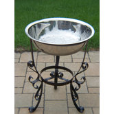20" Stainless Steel Ice Bucket with Stand