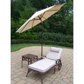 Mississippi Chaise Lounge with End Table