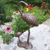 Nurturing Cranes Statue