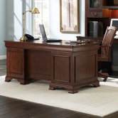 Junior Executive Desk with 2 Flip Drawers