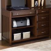 Hampton Bay Computer Credenza in Cherry