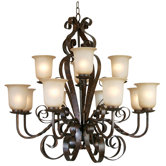 McKensi 12 Light Chandelier