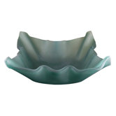Jade Shell Glass Basin