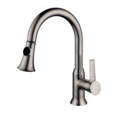 One Handle Single Hole Kitchen Faucet with Pull-Out