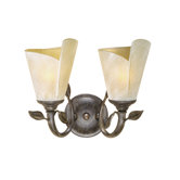 Capri Vanity Light in Black Walnut