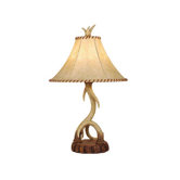 Lodge Table Lamp in Nochian Stone