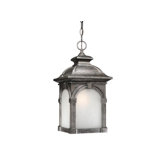 Essex 9" Outdoor Hanging Lantern in Lava Stone - Energy Star