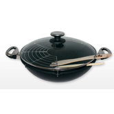 32cm Wok-Set "Gigant Induktion" mit Glasdeckel
