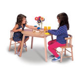 Kids' 3 Piece Round Table and Chair Set