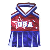 Olympic Cheerleader Dog Costume