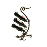 ArtDeco 3 Bottle Tabletop Wine Rack