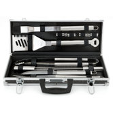 Tool Set in Black Aluminum Tire Track Case (Set of 18)