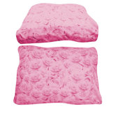 Rectangle Pink Rose Dog Bed
