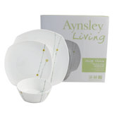 Daisy Chain 12 Piece Bone China Boxed Dinnerware Set