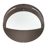 Hudson  Hooded Wall Lantern in Architectural Bronze