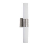 Link 21" x 4.5"  Tube Wall Sconce in Brushed Nickel