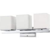 Bento Three Light Bath Vanity in Polished Chrome