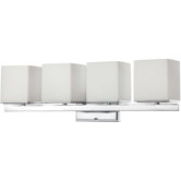 Bento Four Light Bath Vanity in Polished Chrome