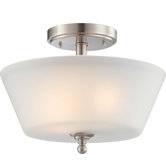 Surrey 2 Light Semi Flush Mount