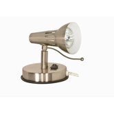 One Light Pin Up Lamp in Nickel