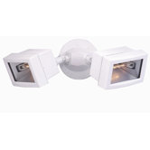 15" Two Light Flood Light in White