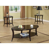 Raford 3 Piece Coffee Table Set