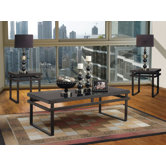 Serenity 3 Piece Coffee Table Set