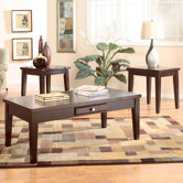 Tribeca II 3 Piece Coffee Table Set