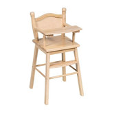 Doll High Chair in Natural