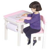 Pink Art Table & Chair Set
