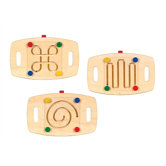 Set of Three Marble Maze Balance Bases