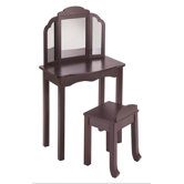Personalized Expressions Vanity and Stool Set