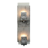 Recycled Polar Wall Sconce - Vertical Two Light