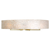 Radius Natural Crushed Capiz Four Light Bath Fixture in Gold Dust