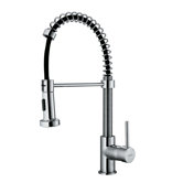 One Handle Single Hole Pull Out Spiral Kitchen Faucet