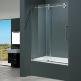 Frameless Sliding Tub Tub Door