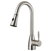One Handle Single Hole Pull Out Spray Kitchen Faucet