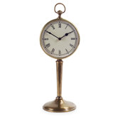 Pedestal Clock in Antique